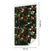 Stained Glass Flowers Wallpaper Bottle Green and Black 50x1000