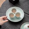 Ru Kiln Ice Flower Glaze Chrysanthemum Teapot Stand