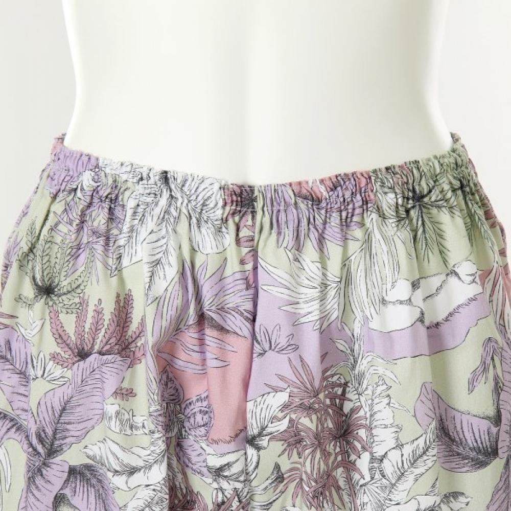 Wacoal 100  Cotton Palm Tree Print Women S Pajama Wpa7191w
