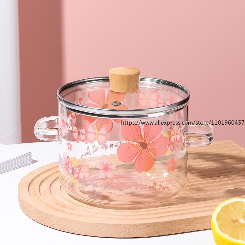 

Butterfly Soup Pot, Household Heat-resistant High-temperature Glass Small Hotpot Noodles, Electric Ceramic Stove