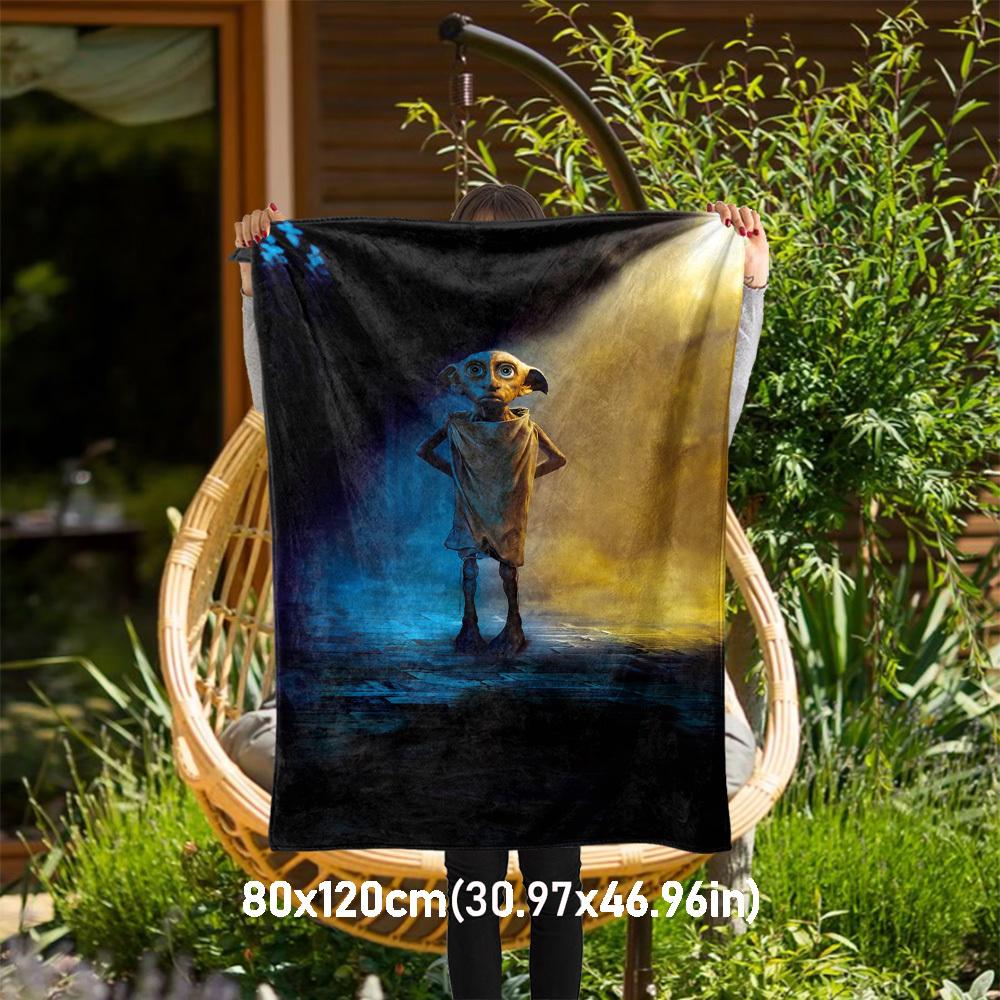 1pc dobby harry potter house elf Outdoor Flannel Throw Blanket All Season Soft Warmth,Home Decor 1031194