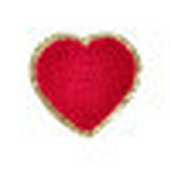 Red A-Z Chenille Embroidery Letter Patches, 5cm Self-Adhesive for DIY Clothing.