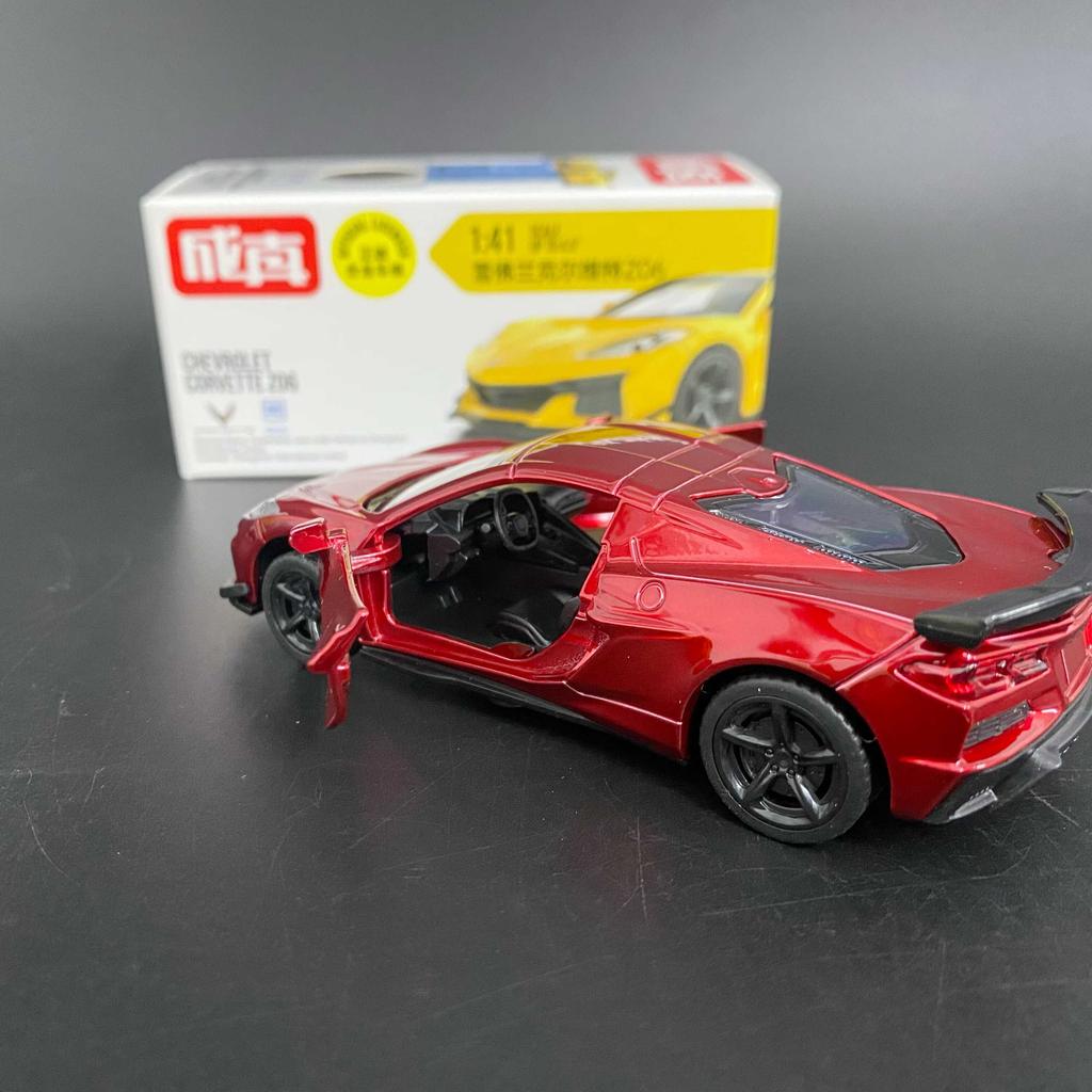 1:41 Chevrolet Corvette Z06 Alloy Car Diecasts & Toy Vehicles Car Model Miniature Scale Model Car Toys For Children
