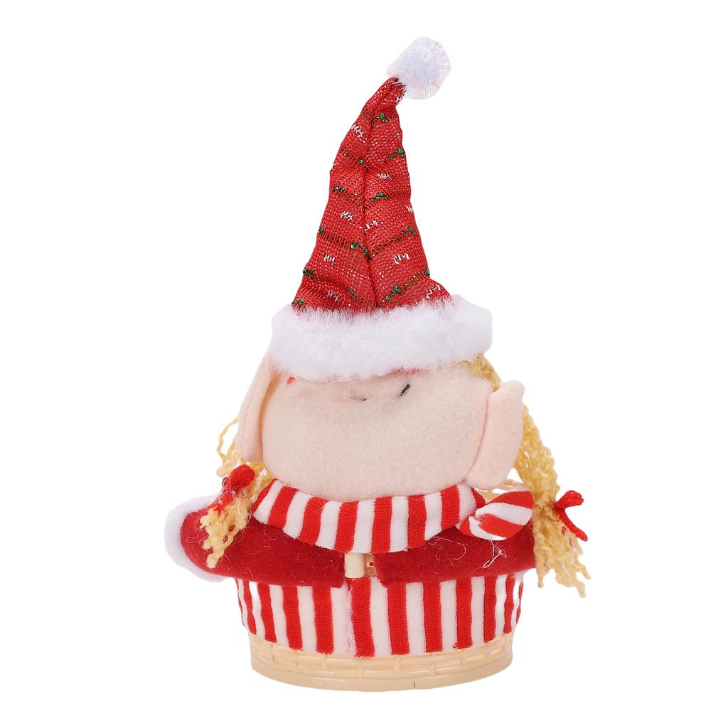 Xmas Candy Basket Dish Bowl Xmas Snack Dried Fruits Nuts Storage Holder for Table Desk Decoration Red