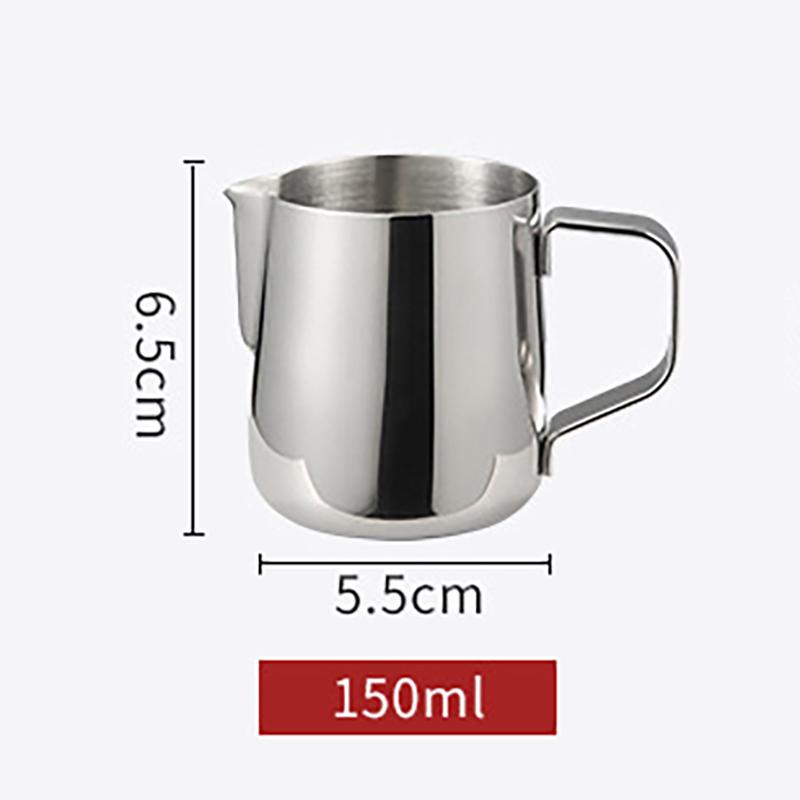 100ML-2000ML Stainless Steel Milk Frothing Pitcher Espresso Coffee Barista Craft Latte Cappuccino Cream Frothing Jug Pitcher