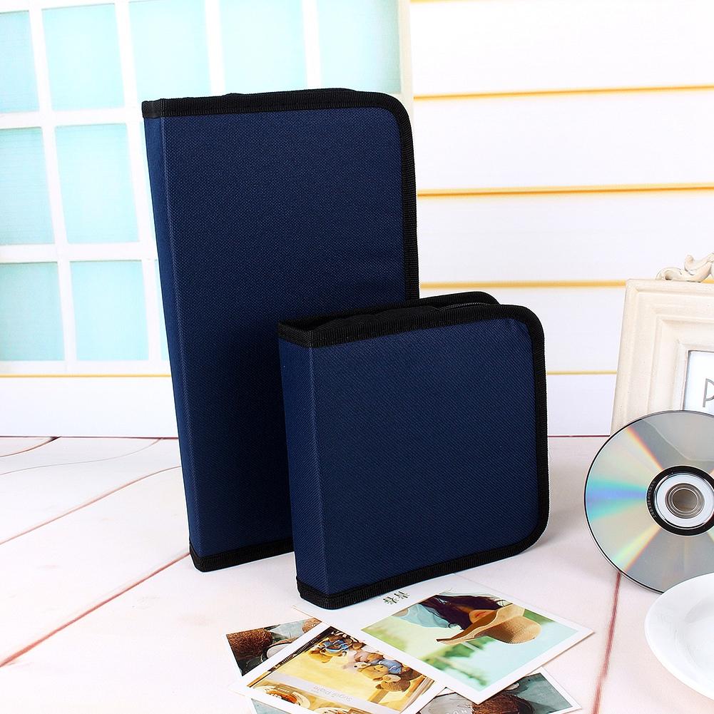 Tragbarer Oxford-Stoff für 40 CD- und DVD-Discs, DJ-Aufbewahrungstasche mit Reißverschluss