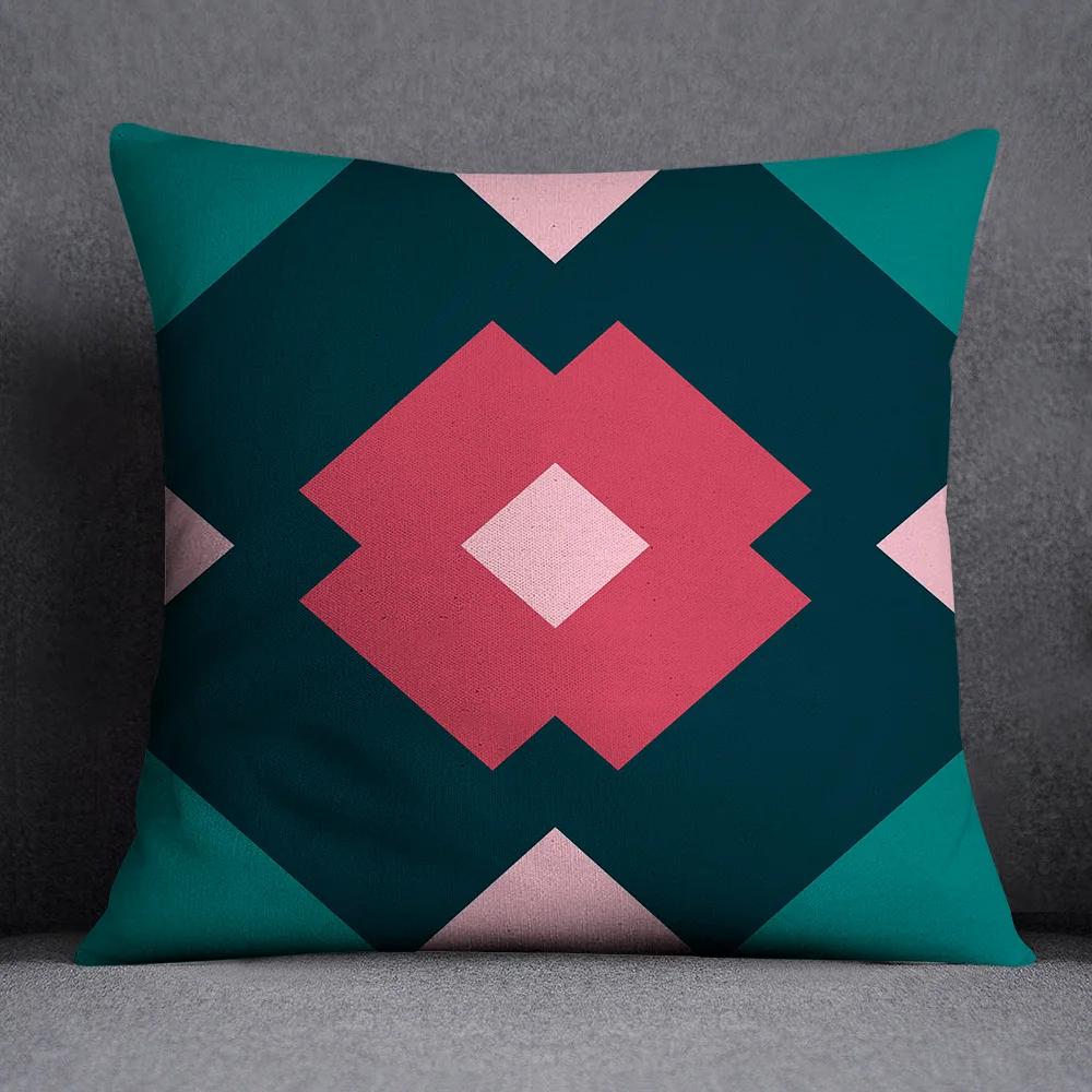 Wohnkultur Geometrische Design Kissenbezug Schlafzimmer Wohnzimmer Minimalistischen Büro Auto Innen