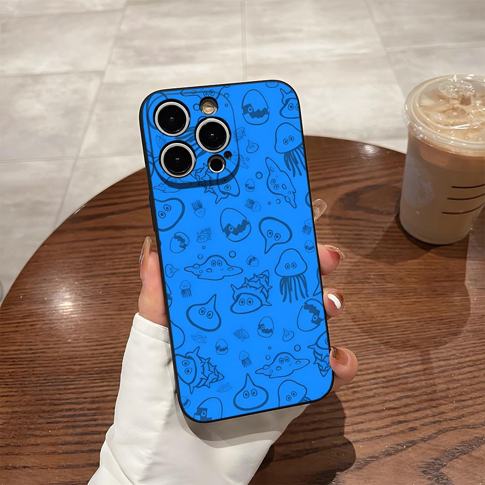 D-Dragon Quest Schleim Handyhülle Für 17 Pro Max Iphone 14 16 Pro Max 12 15 Plus 13 Pro 11 Xr X Xs Rückabdeckung