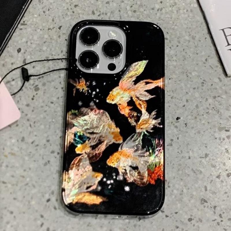 Luckly Koi Goldfish Fish Carp Girls Women Phone Case For Xiaomi 14T 13T Pro 14Tpro 11 Lite 5G NE Shockproof Bumper Fundas Cover