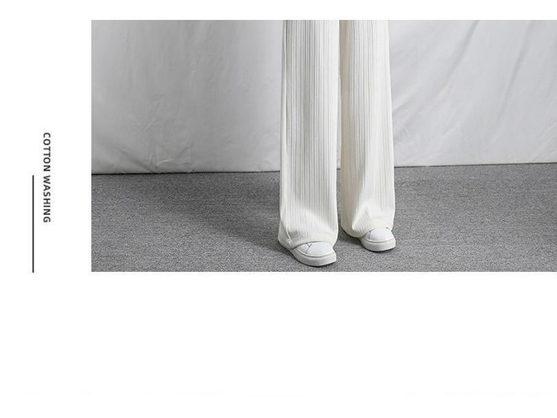 Plus Size Ice Silk Wide Leg Pants: Women's High Waist Loose Fit, Summer Thin, Extra Large Up To 300 Jin.