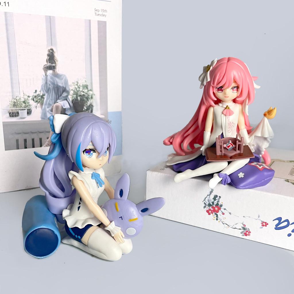 Honkai Impact 3 Bronya Elysia Chibi Pvc Model With Detachable Parts For Collectors Display