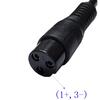 48V 2A Blei-Säure-Batterieladegerät für 55,2V Blei-Säure-Batterie mit GX16 3P Stecker