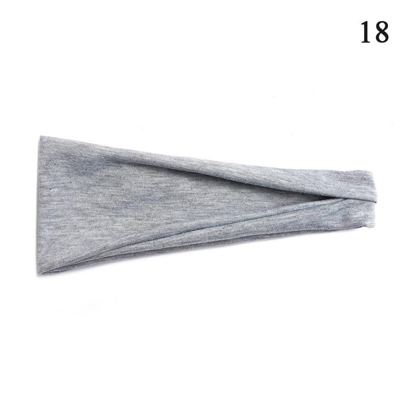 1 PC Women Headband Turban Solid Color Elastic Hair Bands Yoga Hairband Fashion Makeup Hair Hoop Hair Accessories