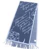 Excellent BERLUTI Scarf Calligraphy Scritto Double-Faced Used