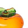Glass Fruit Figurine Crystal Statue Paperweight Crafts Arts Cute Fruits Miniature Sculpture for