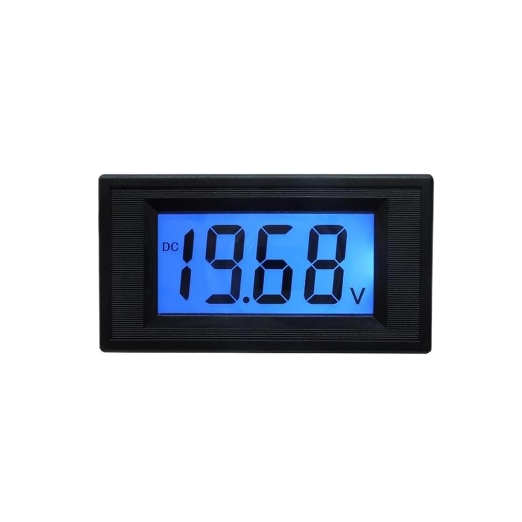 LCD Digital Voltmeter DC 200mV 2V 20V 200V 500V Voltage Meter Volt Panel Tester Volt Gauge Voltmetre Power Supply 8-12V(DC500V,Power DC or AC8-12V)