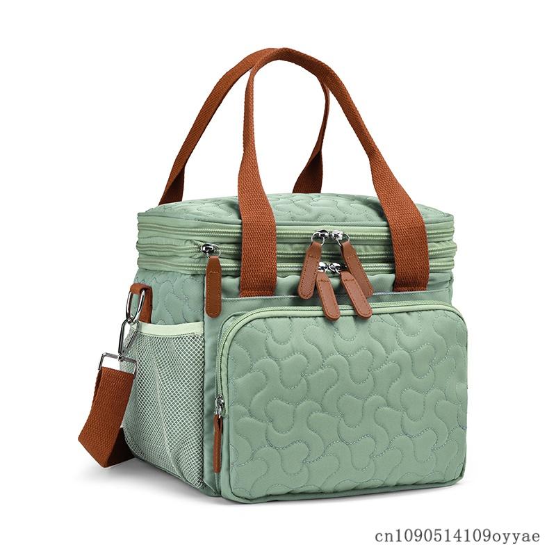 Large-Capacity Portable Lunch Bag, Picnic Bag, Outdoor Large-Capacity Portable Lunch Bag Waterproof Bag Outdoor Travel Mommy Bag