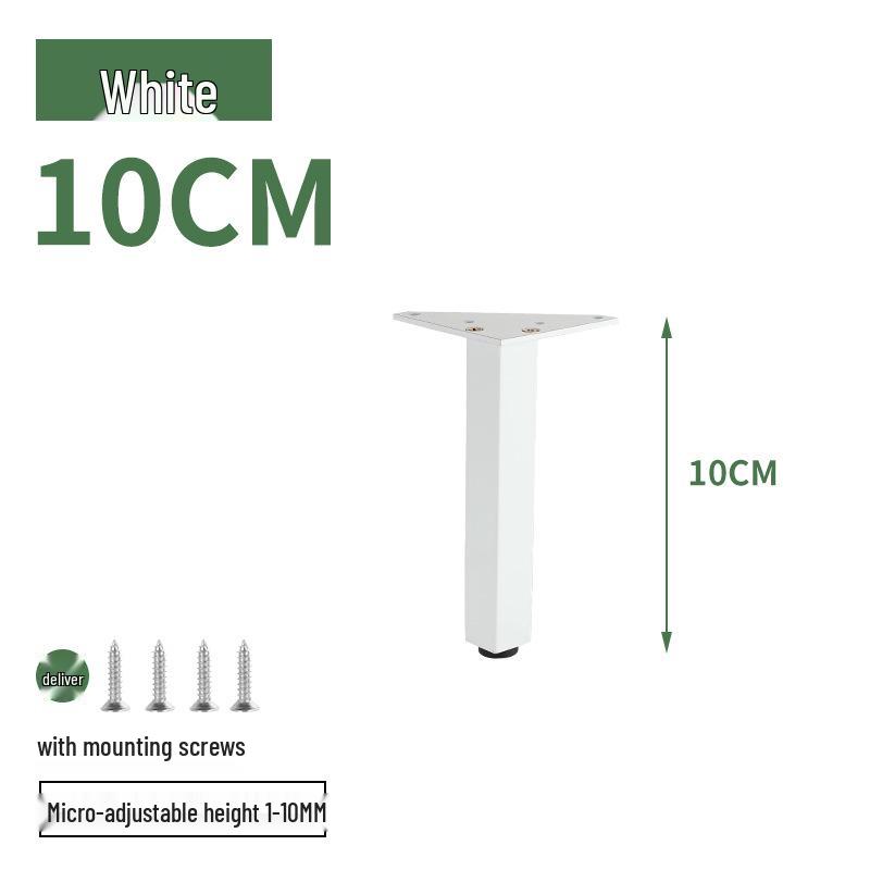 Adjustable Gold/Black Furniture Legs: Aluminum Alloy Support Feet for Bathroom Cabinets and Sofas