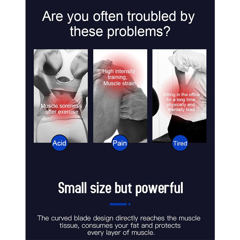 Elektrisches Zervixmassagegerät entspannt die Schulter- und Nackenmuskulatur durch Vibrations-Faszienpistole