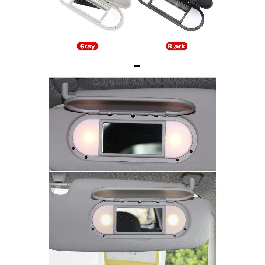 Protetor Solar de Teto de Carro Visor Solar Espelho de Maquilhagem Tampa de Vidro Luz Lâmpada Tampa de Cobertura Para BMW Mini F54 F55 F56 F60 2015-2020