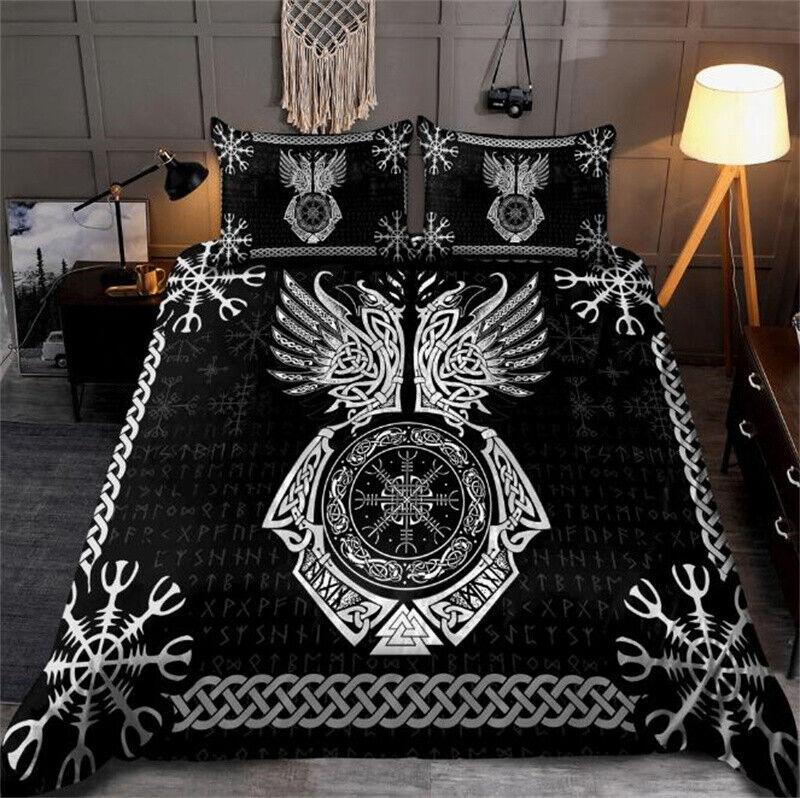 Skull Printed Bedding Set Duvet Cover Soft Comforter Cover Sets Gift