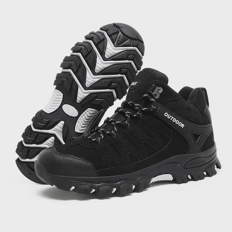 Men's Cross-Border Fashion Hiking Boots - Comfortable, Breathable, Functional Shoes for Outdoors, Sports, and Climbing