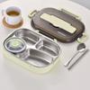 Stainless Steel Insulated Lunch Box Large Capacity Food Warmer Tableware  Office Workers