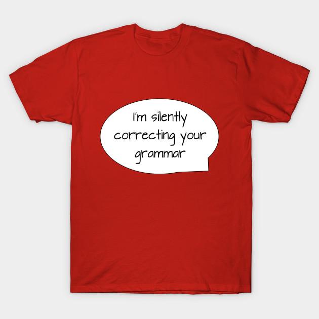 Unisex Fashion TShirt Grammar Nazi Print TShirt Plus Size S-5XL T-Shirt 100%Cotton Tops O Neck Short Sleeve Tees