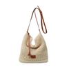 Going Out To The Beach For Vacation, Beach Shoulder Bag, Women'S Hollow Woven Commuter Large-Capacity Bucket Bag