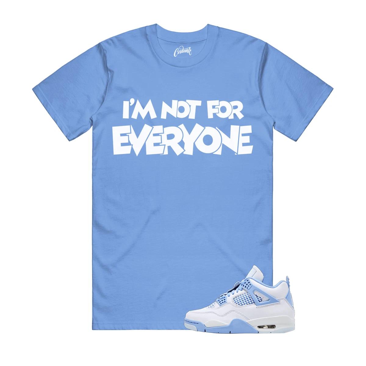 

4 Forget Me Not White Aluminum Blue Tint Carolina T Shirt Match N4E XL