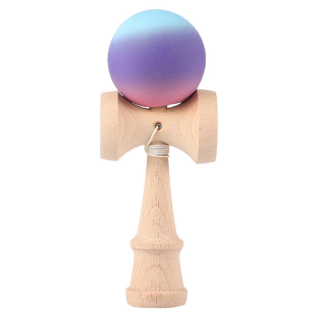 Beech Three Color Gradient Kendama Elastic Ball And Cup Balancing Game Toy