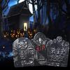 Halloween Foam Tombstone Skeleton Haunted House Stone Party Yard Decoration Door