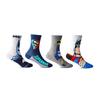 Bonjour Superman Batman Superhero Character Full Length Socks for Kids- Pack Of 4