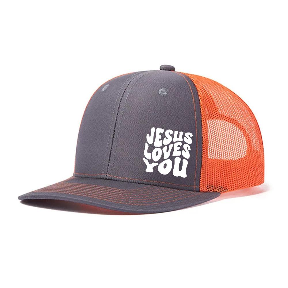 Love You Fashion Hip Hop Casual Men'S And Women'S Mesh Cap Adult Adjustable Cap Sun Hat Baseball Cap