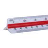 Plastic Scale Ruler, Triangular Ruler, 30cm, Triangular Ruler, Metric Scale 1:20, 1:25, 1:50, 1:75, 1:100, 1:125