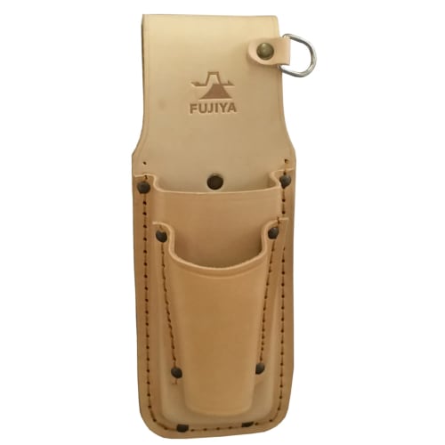 Fujiya Leather Pliers Holder (2-Tier with D-Ring), Made in Japan, LP-8D
