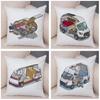 Cartoon Toy Car Decorative Pillowcase Car Ornaments Office Living Room Sofa Home Pillowcase