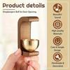 1PC Magnetic doorbell with adhesive backing; brass wind chime set, easy to install, durable and stylish festive home entrance decoration.