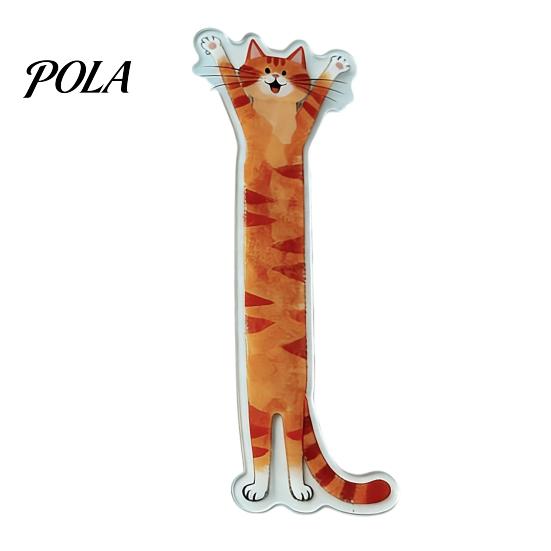 Office Reading Aid 5Pcs Acrylic Long Cat Bookmark, Book Mark for Women & Design Bookmark Men, Decorative Kitten Page Marker, Gifts Readers Lovers