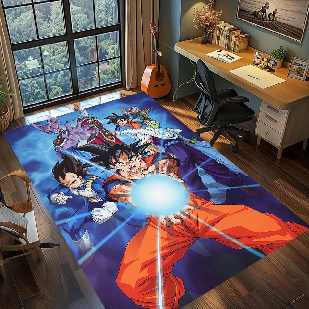 DragonBall anime character Carpet for Living Room Bedroom Home Decor Cool Movie Mat Play Floor Mat