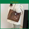 Vintage Inspired Pu Tote Bag With Top Handle For Work And Weekend Outings