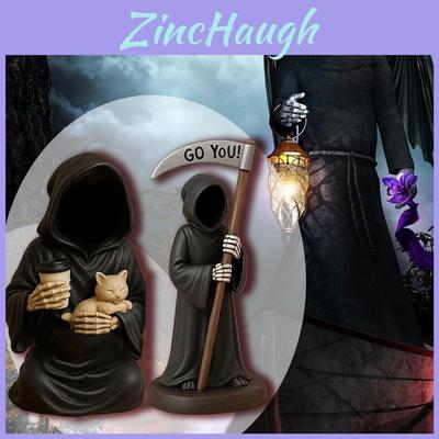 Halloween Grim Reaper Figurine Resin Decorative Support For Party Gifts