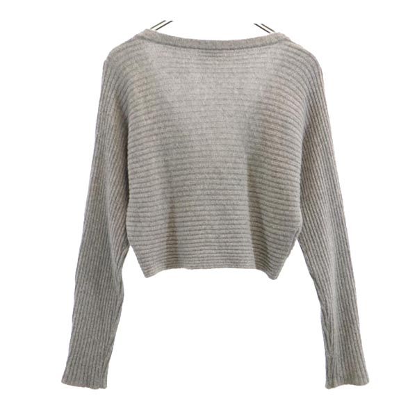 Philosophy Hergestellt in Italien Langärmiger Strickcardigan I44 Grau Bolero Damen Gebraucht