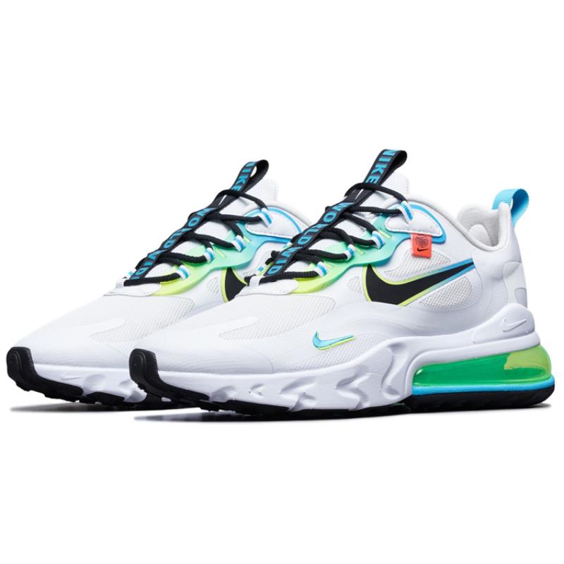 Nike Air Max 270 React 'Worldwide Pack White' Sneakers Casual Shoes CK6457-100