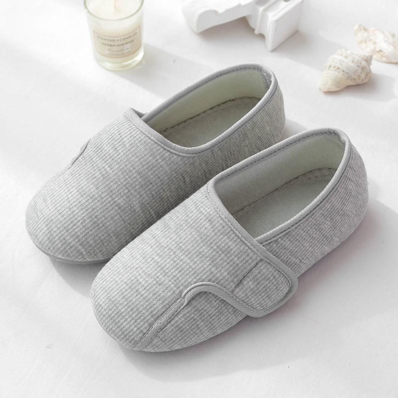 Women's Spring and Autumn Package with Summer Thin Section Soft Bottom Non-slip Home Shoes Floor Cotton Slippers