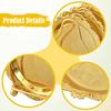 Farmhouse Dessert Tray Stainless Steel Carved Fruit Plate Cake Stand for Party Buffet Table