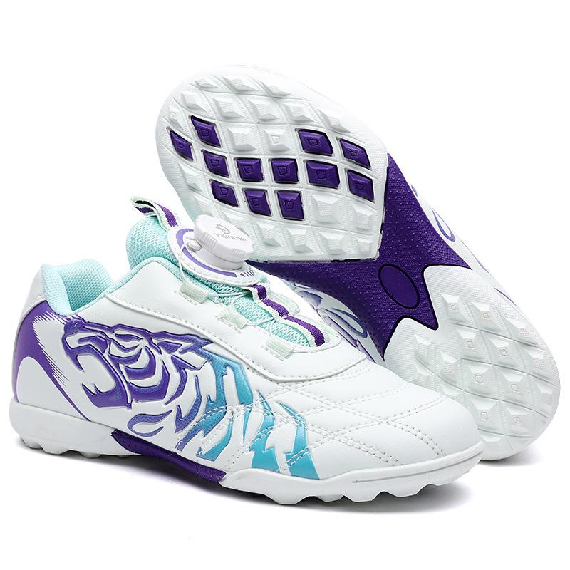 Football Shoes Children's Men's and Women's Knob Direct Sales Training Artificial Grass Low-top Sports Shoes 2025 Long Nails One Piece Factory