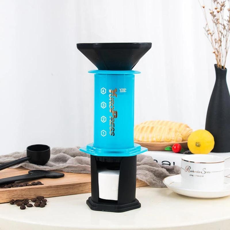 Portable French Press Coffee Maker, Hand-Pressed Coffee Machine, Italian French Press, Manual Coffee Maker, Reusable Water Filter Pot Accessories