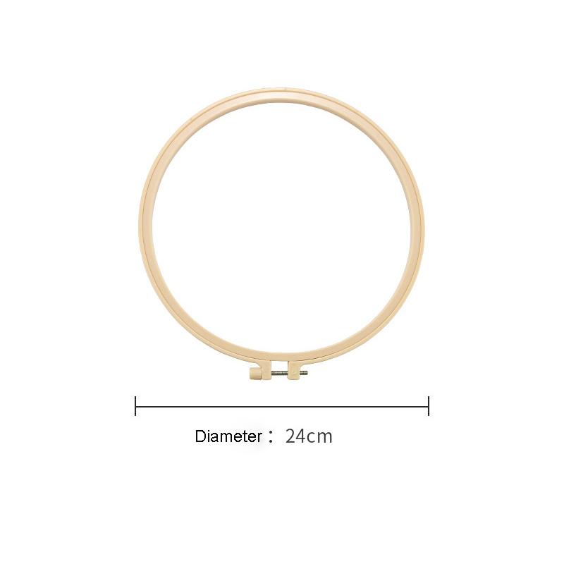 1pc 9/12/16/20/24/26.5cm Embroidery Hoop DIY Art Craft Cross Stitch Circle Round Hoop Ring Frame Adjustable Sewing Tools