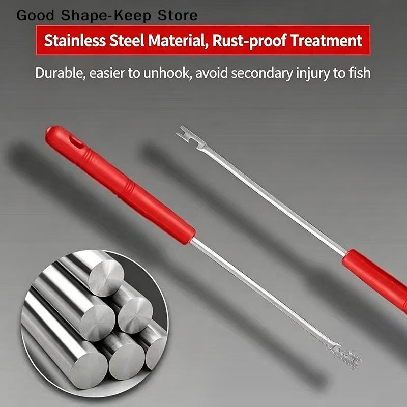 dailyStainless Fish Hook Extractor Professional Fishing Removal Tool Easy Detacher for Safe Hook ReleaseDaily products